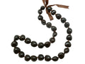 Polished Brown Kukui Nut Leis
